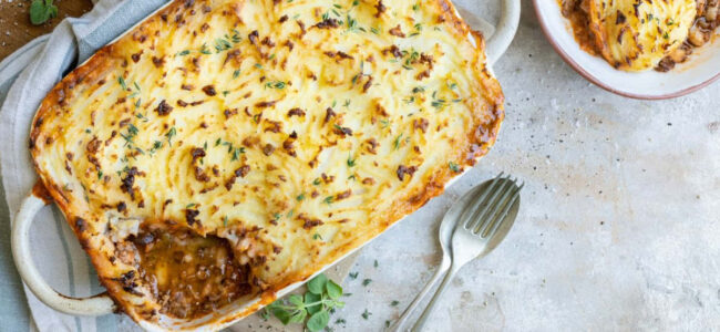 Eine raffinierte Wendung für klassische Cottage-Pie-Rezepte